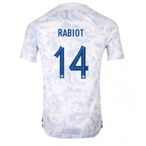 Maillot de foot France Adrien Rabiot #14 Extérieur Monde 2022 Manches Courte
